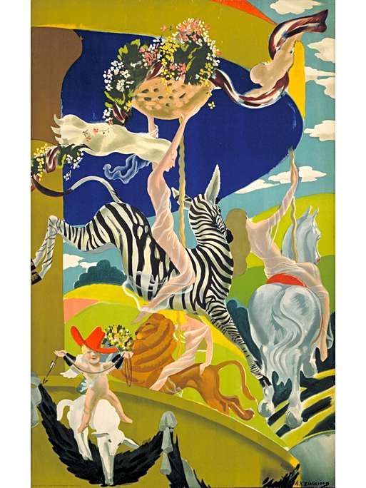 Merry-go-round, by Anna Zinkeisen, 1935