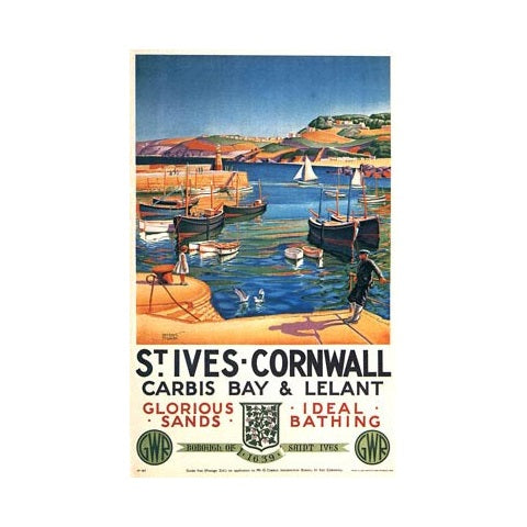 St Ives Cornwall Poster