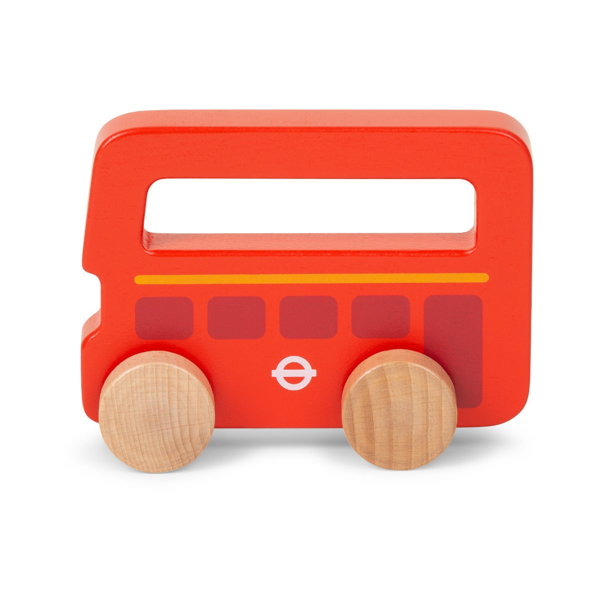 Push Along Wooden Bus