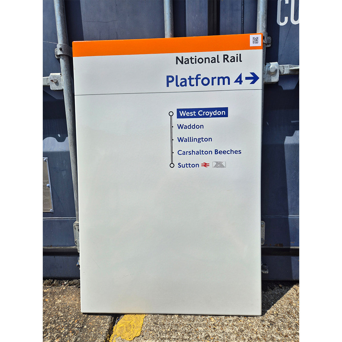 National Rail Platform 4 - West Croydon - Line Diagram (1412025)