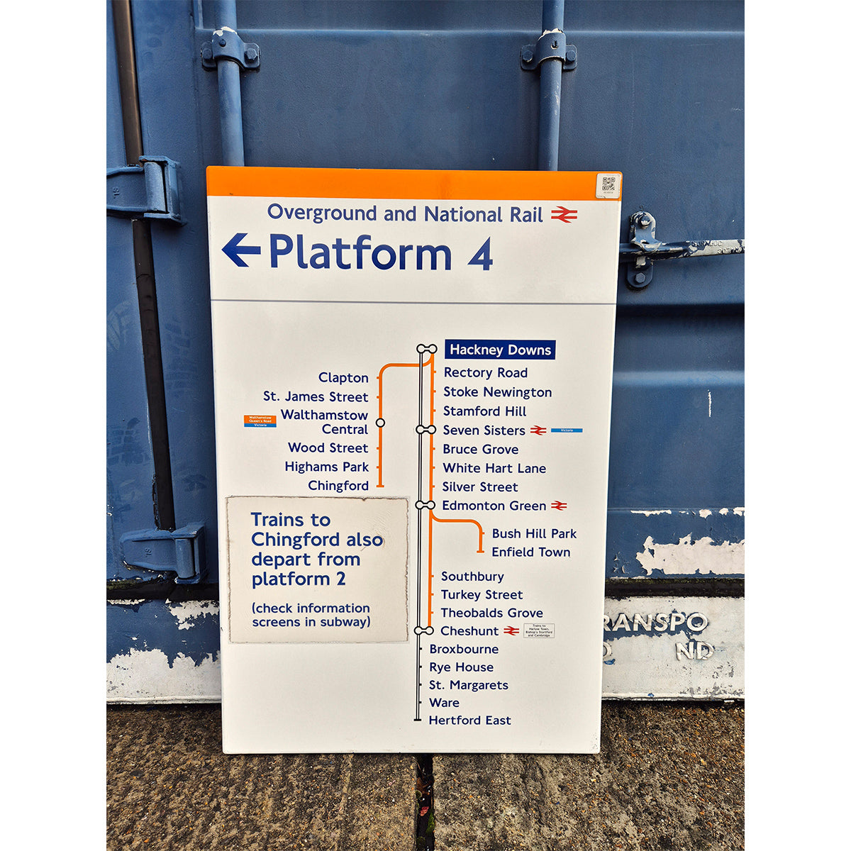 Overground and National Rail - Hackney Downs - Line Diagram (2972025)