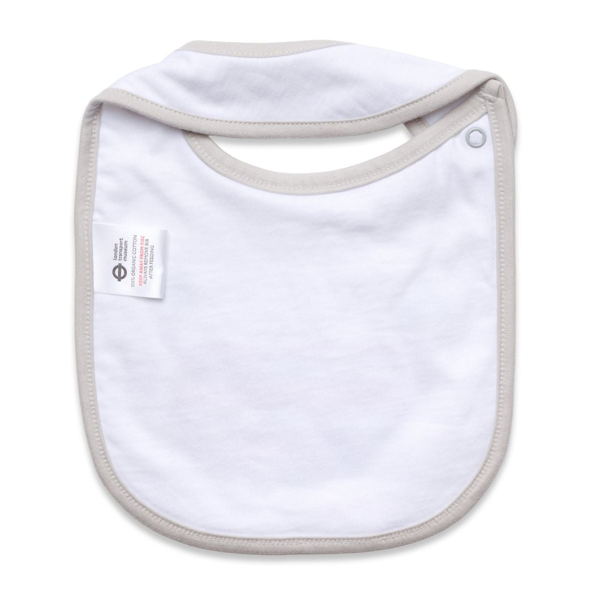 All Aboard Organic Cotton Baby Bib