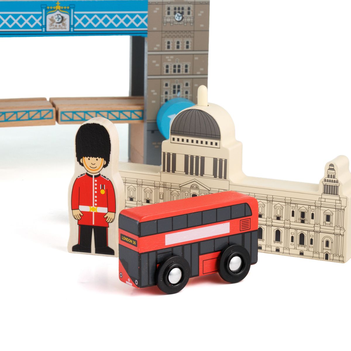 City of London Wooden Train Set