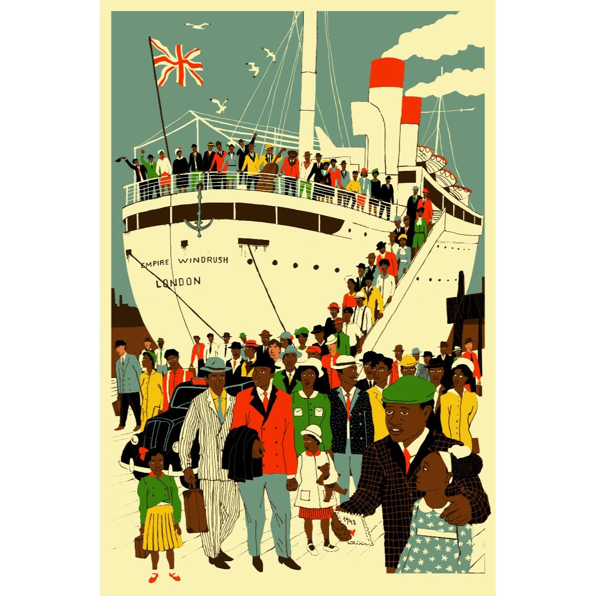London is the Place for Me 30 x 40 print