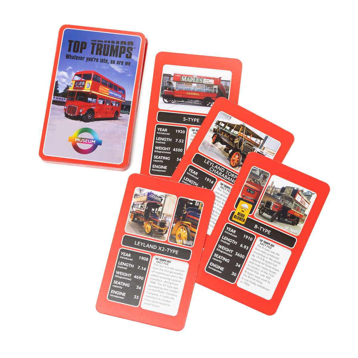 History of London Transport Buses Top Trumps