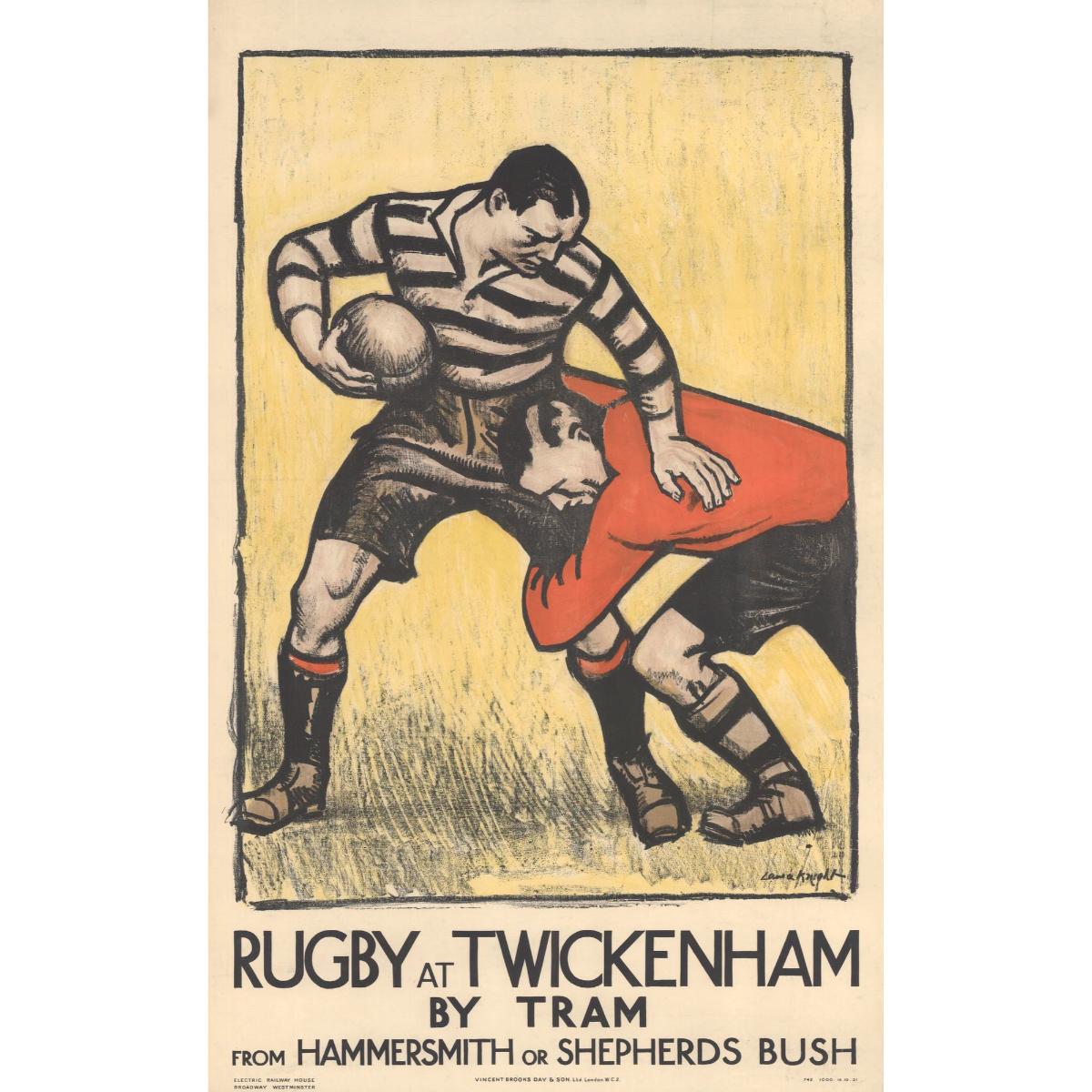 Rugby at Twickenham 30x40 print