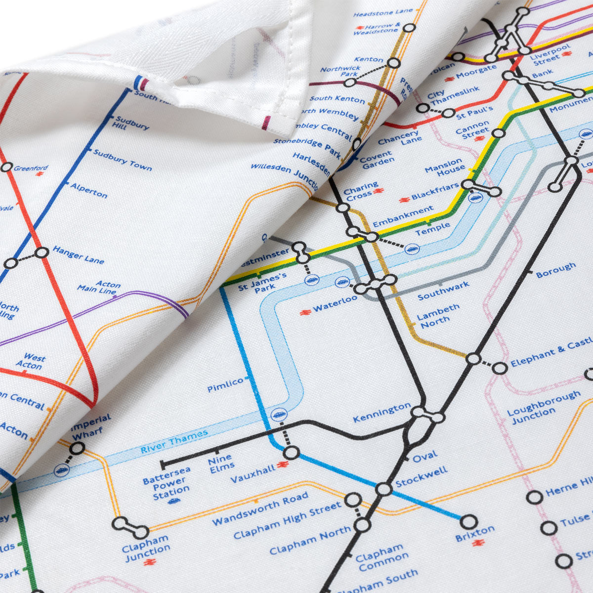 Tube Map Tea Towel