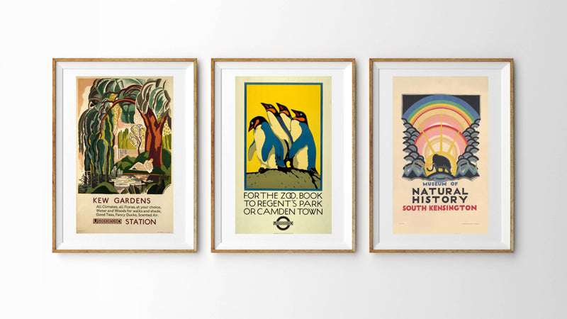 Pre-printed posters