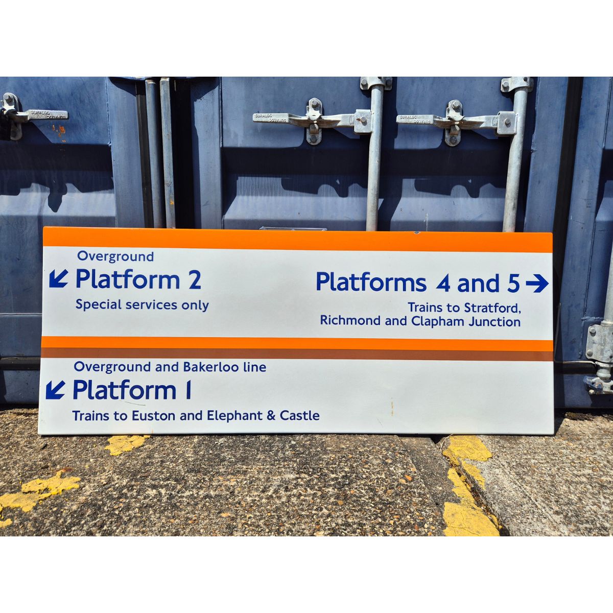 Original Overground signs