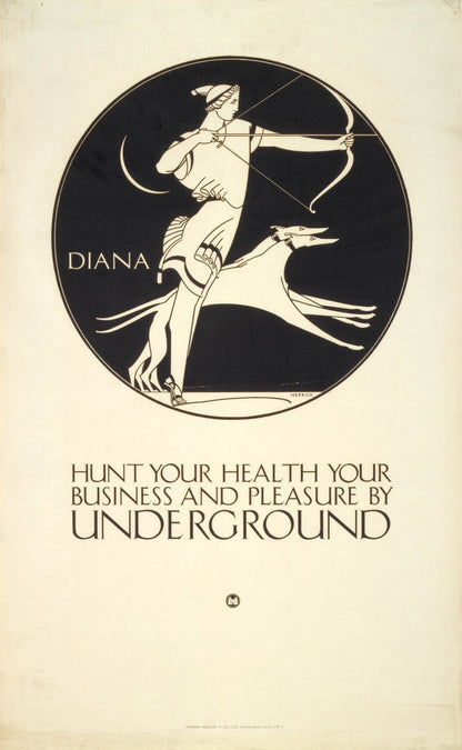Hunt your health, your business and pleasure; Diana, by Frederick Charles Herrick, 1921