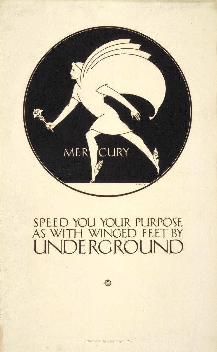 Speed you your purpose; Mercury, by Frederick Charles Herrick, 1921