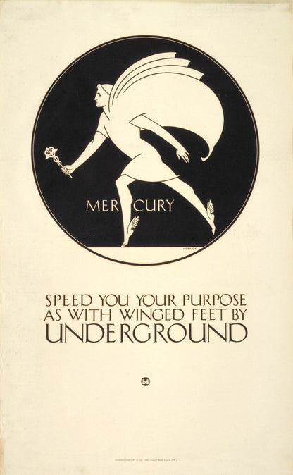 Speed you your purpose; Mercury, by Frederick Charles Herrick, 1921