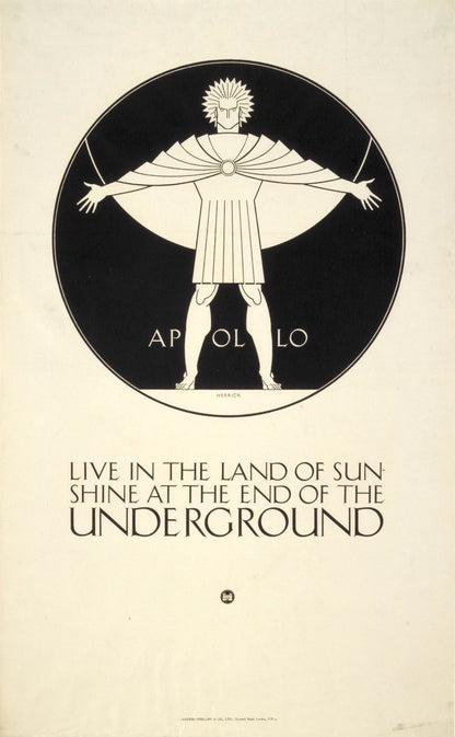 Live in the land of sunshine; Apollo, by Frederick Charles Herrick, 1921