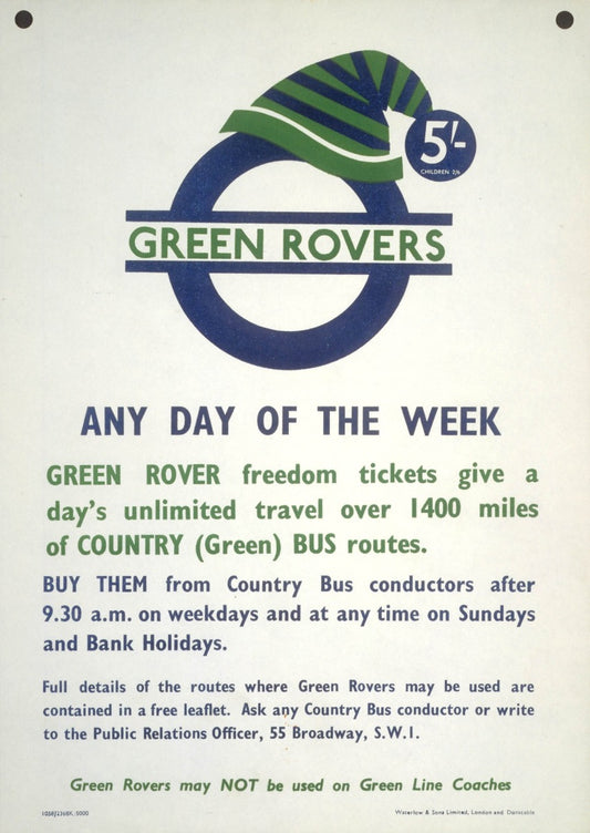 Green Rovers any day of the week, unknown, 1958