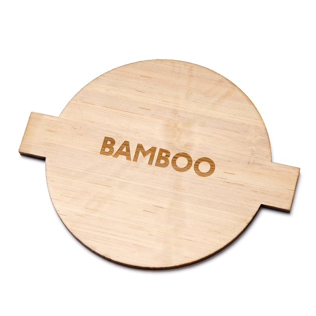Roundel Bamboo Coaster Set