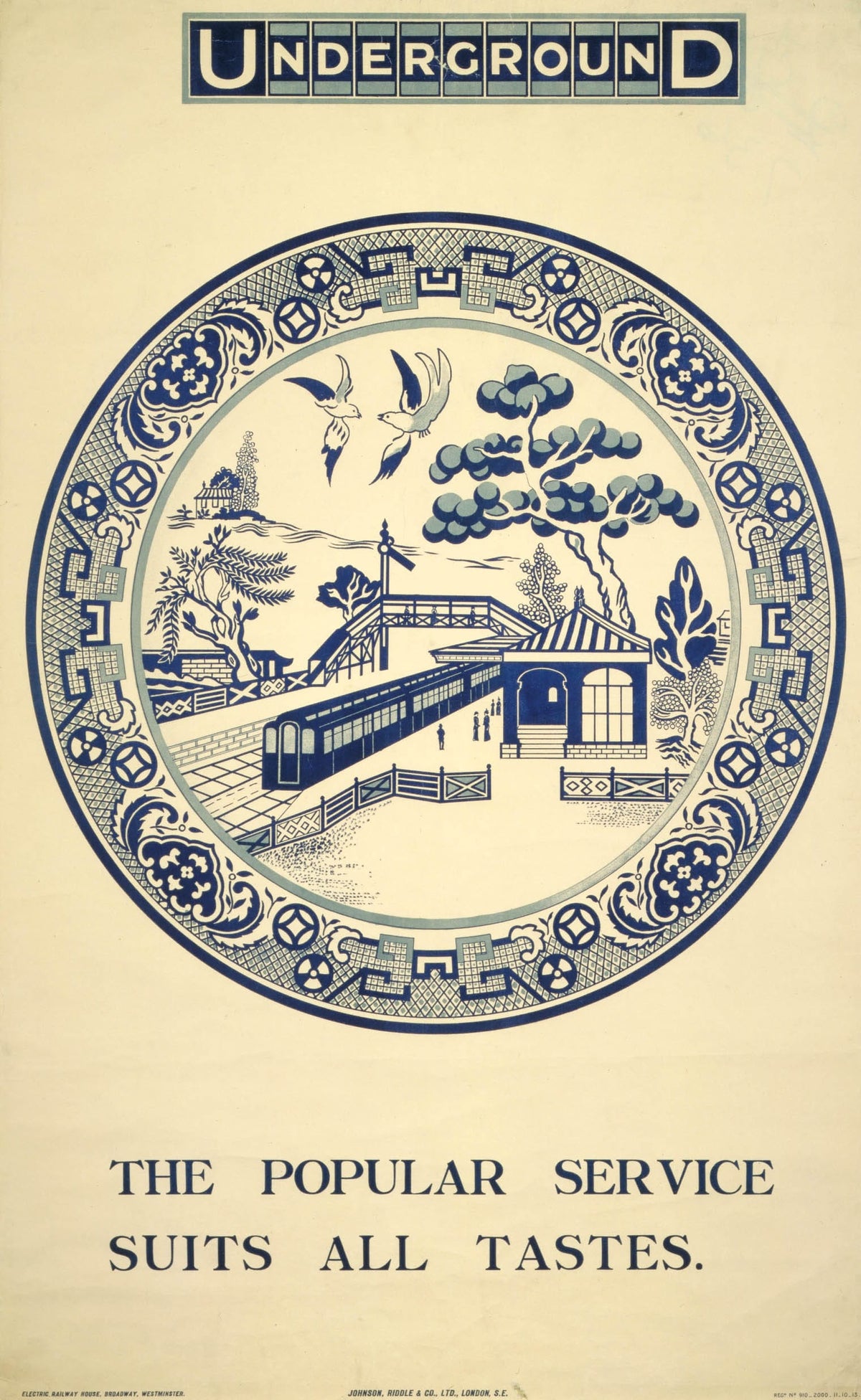 The popular service suits all tastes, artist unknown, 1913