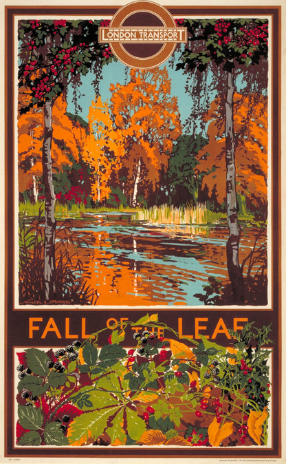 Fall of the leaf, by Walter E Spradbery, 1933