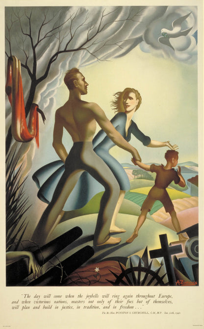 The day will come when the Joybells will ring again, by Anna Katrina Zinkeisen, 1944