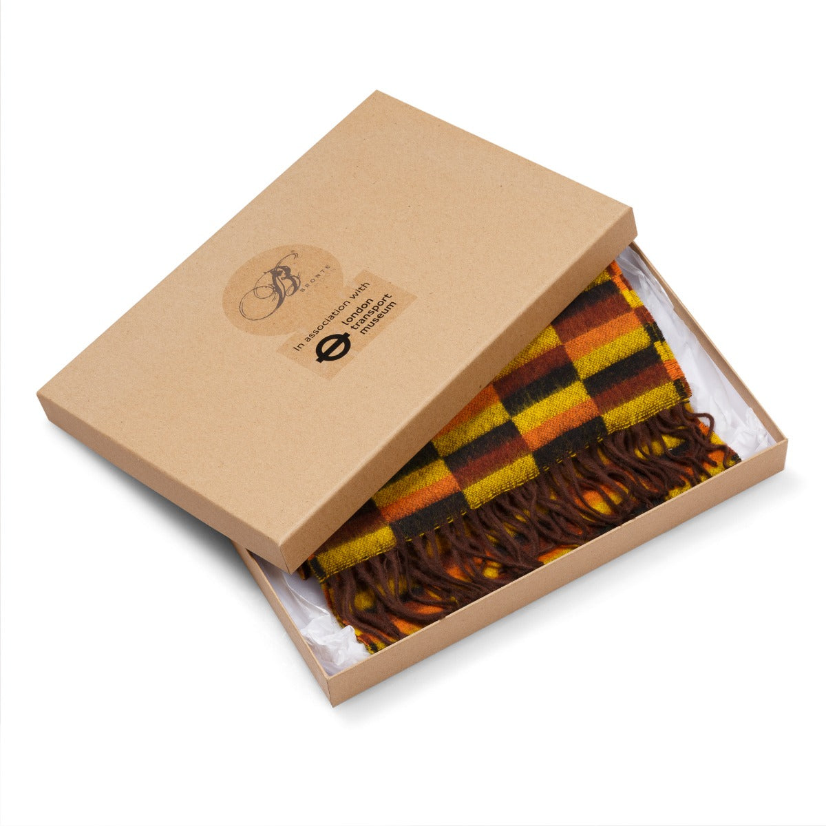 District Moquette Design Lambswool Scarf