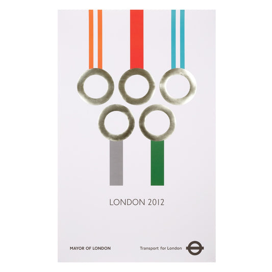 London 2012 Silver Medals Poster
