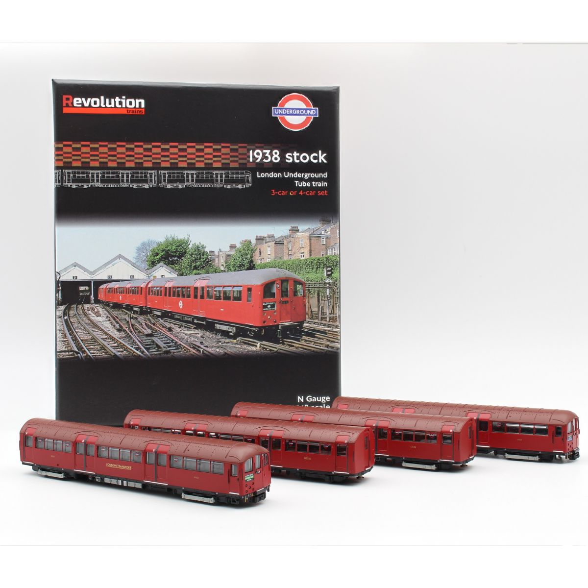 N Gauge 1938 Stock Model Set London Transport Livery