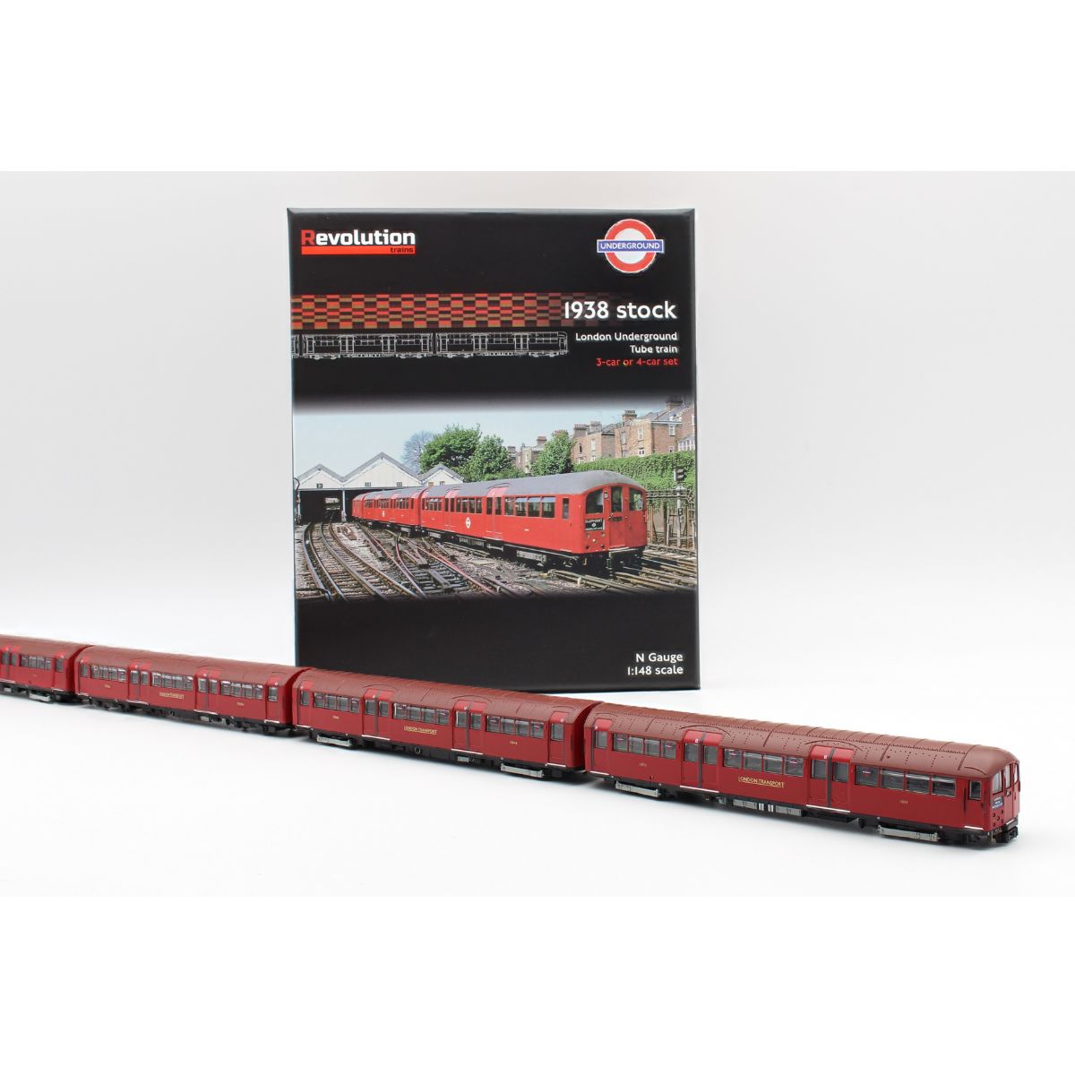 N Gauge 1938 Stock Model Set London Transport Livery