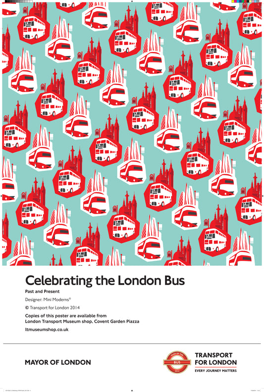 Year of the Bus Past and Present 2014 Poster