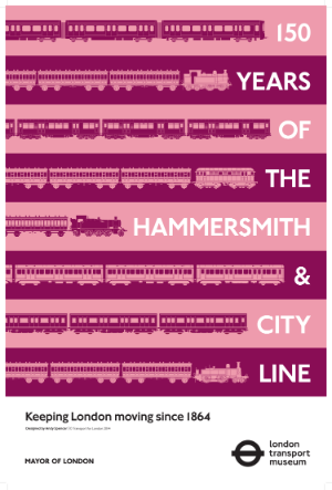 150 Years of Hammersmith and City Line Poster