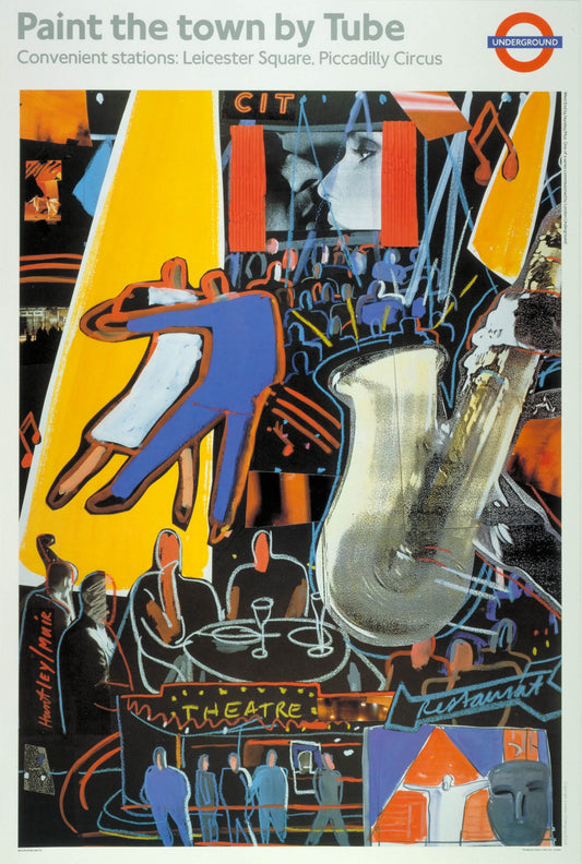 Paint the Town by Tube Poster