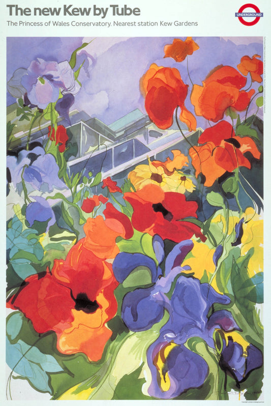 The New Kew by Tube Poster
