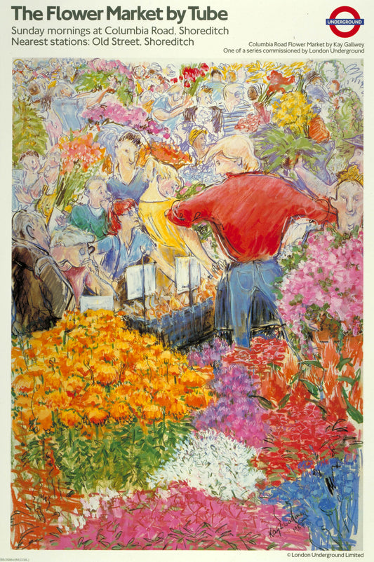 Flower Market by Tube, by Kay Gallwey, 1987