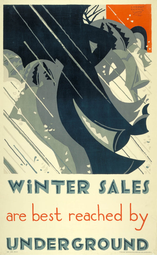Winter sales Poster (1921)