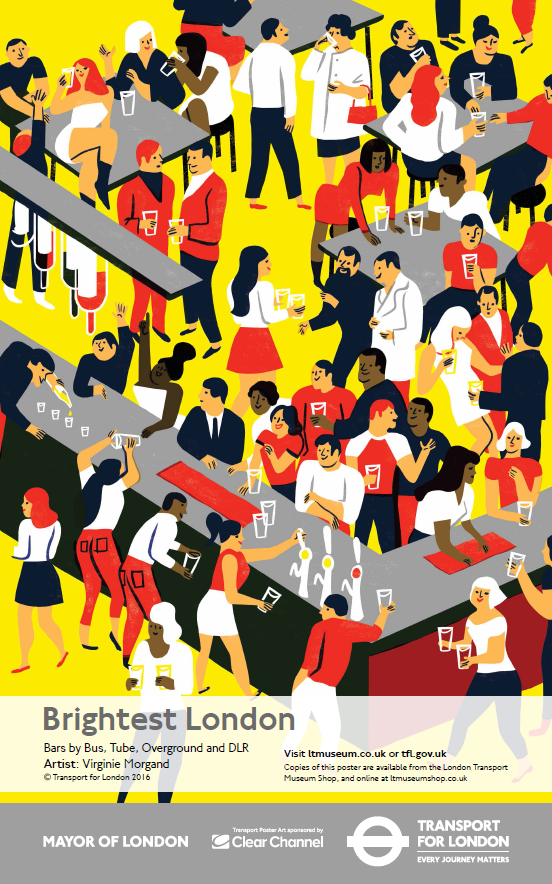 Brightest London Bars Poster