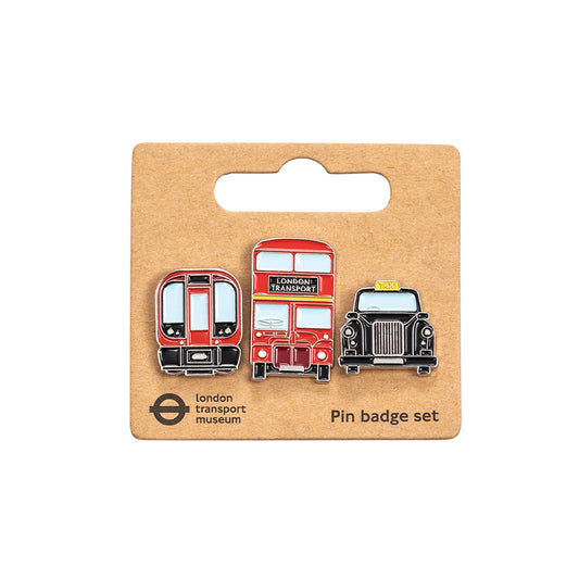 Pinbadge Set Transport Vehicles