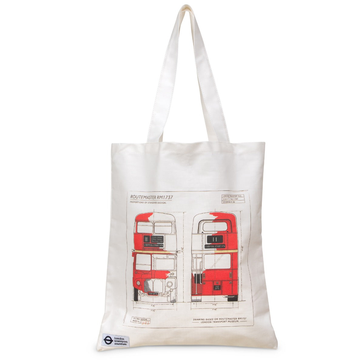 Routemaster Blueprint Tote Bag