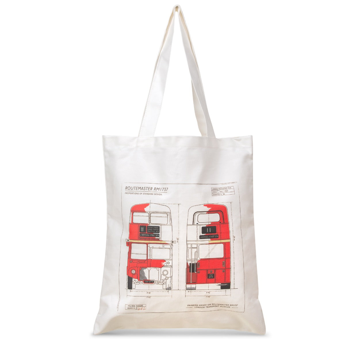 Routemaster Blueprint Tote Bag