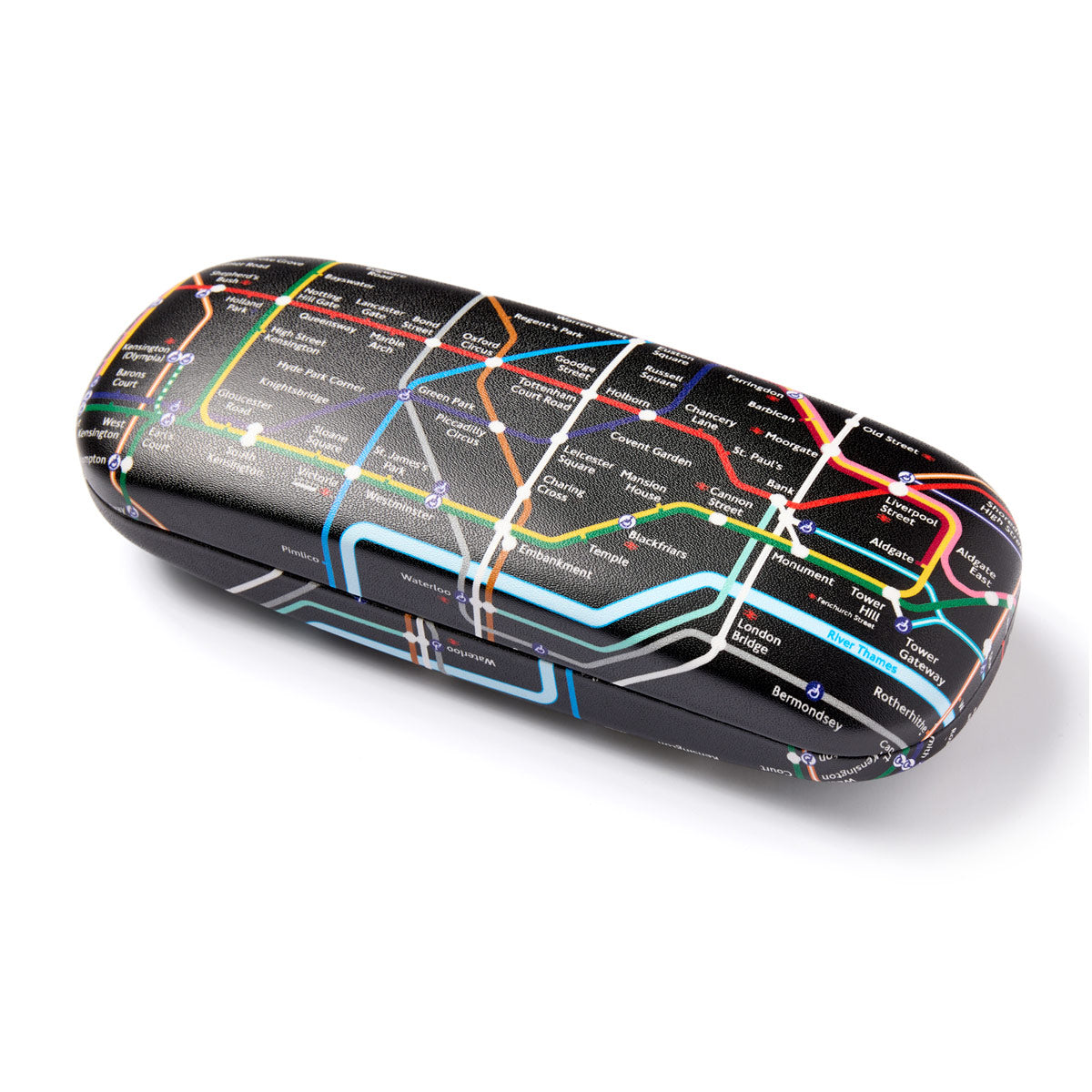 Tube Map Glasses Case