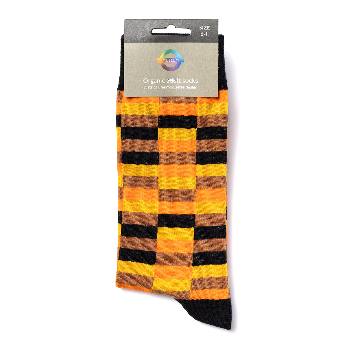 District line Moquette Organic Cotton Socks