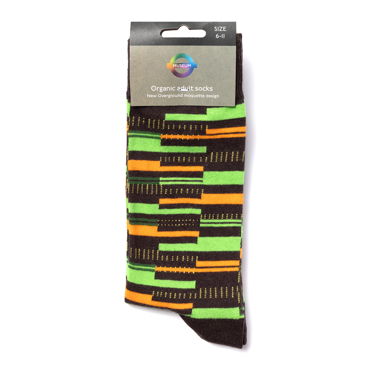 New Overground Standard Moquette Organic Cotton Socks