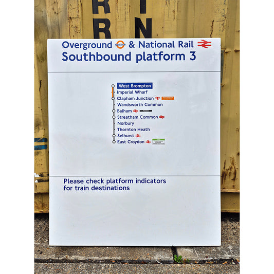Overground & National Rail - West Brompton - Large Line Diagram (2482025)