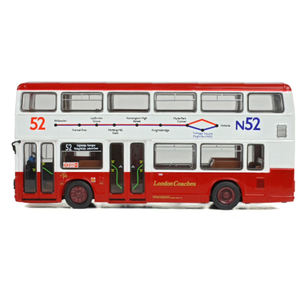 Leyland Titan B15 London Coaches T343 Route 52