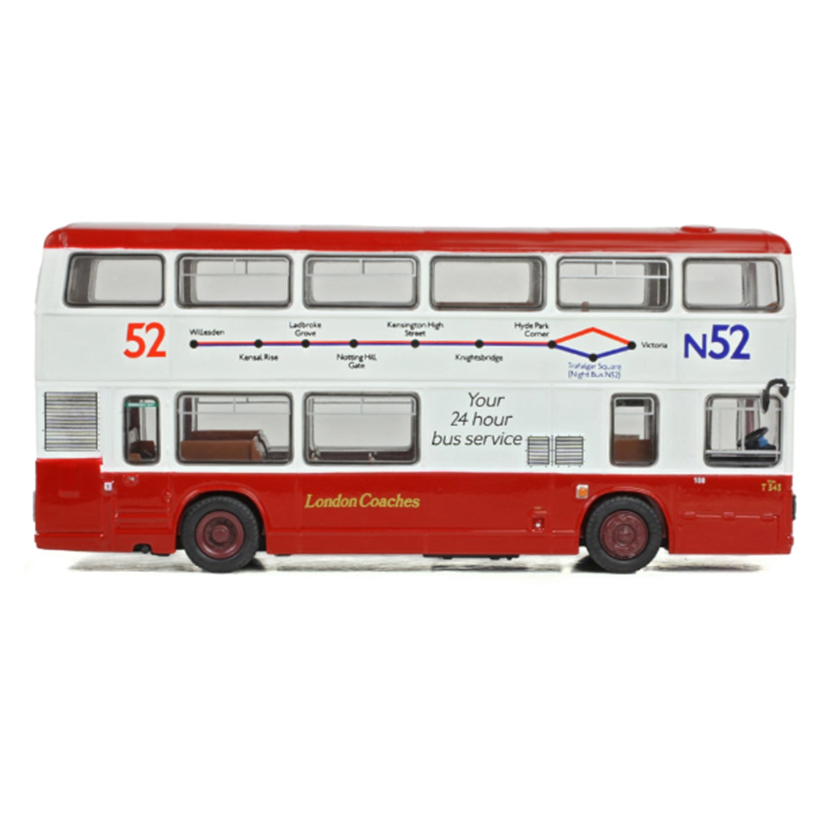 Leyland Titan B15 London Coaches T343 Route 52