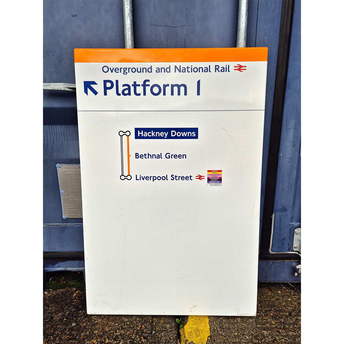 Overground and National Rail - Hackney Downs - Line Diagram (2912025)