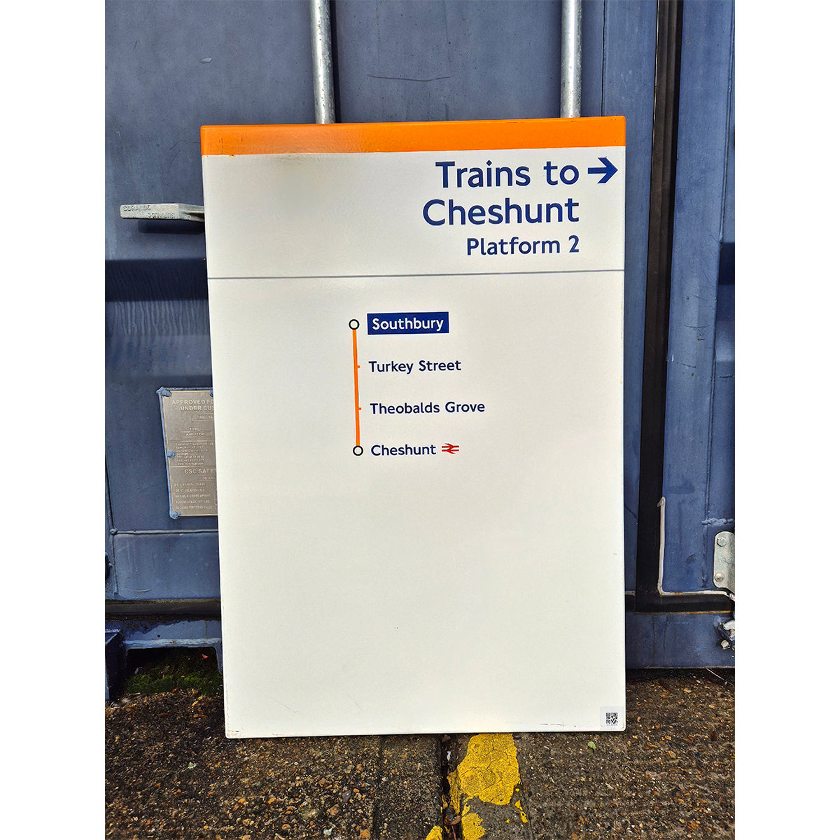 Trains to Cheshunt - Southbury - Line Diagram (2942025)