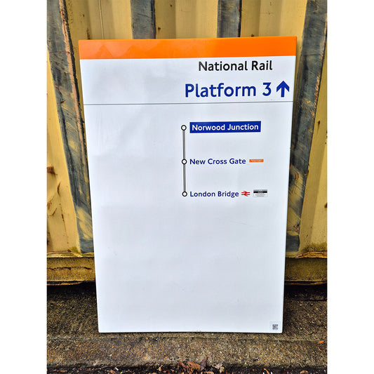 National Rail Platform 3 - Norwood Junction - Line Diagram (3022025)