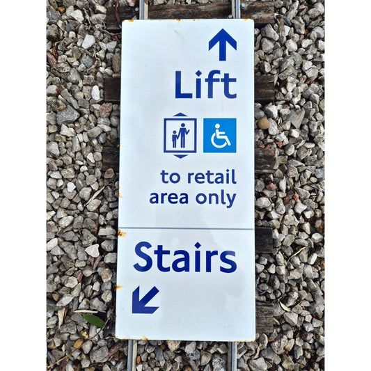 Lift Arrow Up To Retail Area Only Stairs Arrow Diagonal Left (142026)