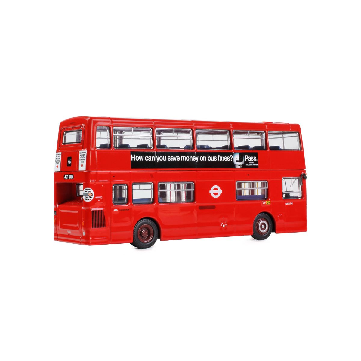 Pre-order Daimler Fleetline DMS141 London Transport Route 46 Farringdon Street