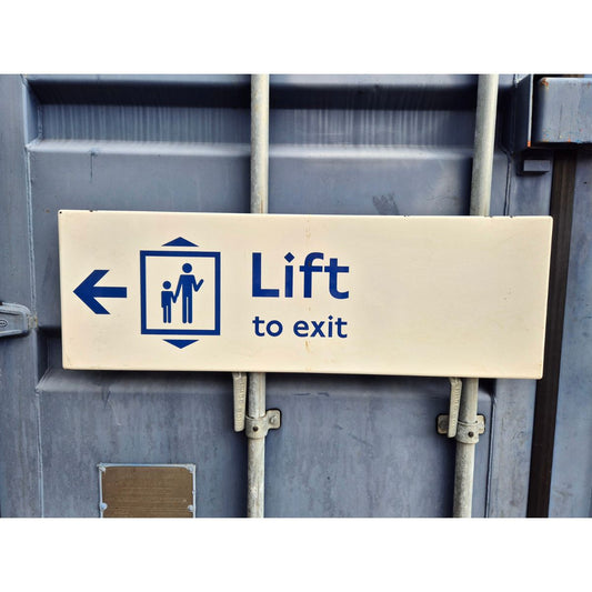 Lift To Exit - Arrow Left  (632026)