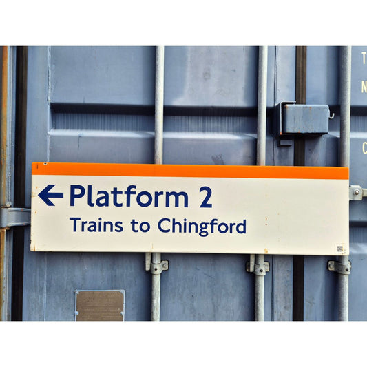 Platform 2 Trains to Chingford - Arrow Left (682026)