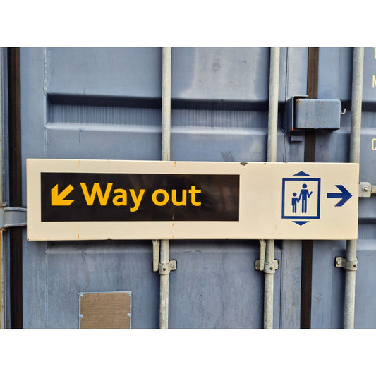 Way Out Sign - Lift Sign (762026)